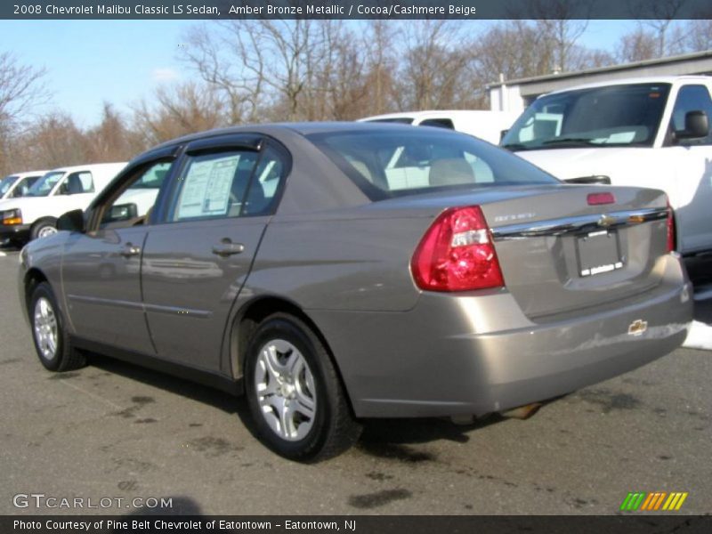 Amber Bronze Metallic / Cocoa/Cashmere Beige 2008 Chevrolet Malibu Classic LS Sedan