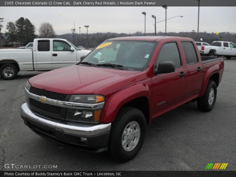 Dark Cherry Red Metallic / Medium Dark Pewter 2005 Chevrolet Colorado LS Crew Cab