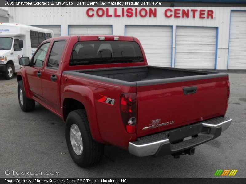 Dark Cherry Red Metallic / Medium Dark Pewter 2005 Chevrolet Colorado LS Crew Cab