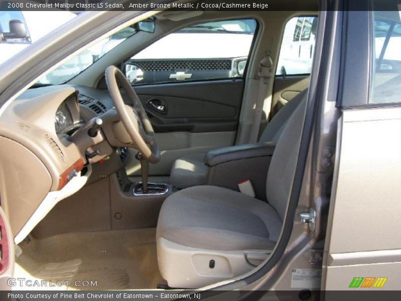 Amber Bronze Metallic / Cocoa/Cashmere Beige 2008 Chevrolet Malibu Classic LS Sedan