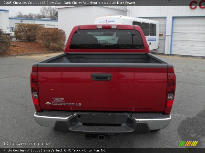 Dark Cherry Red Metallic / Medium Dark Pewter 2005 Chevrolet Colorado LS Crew Cab