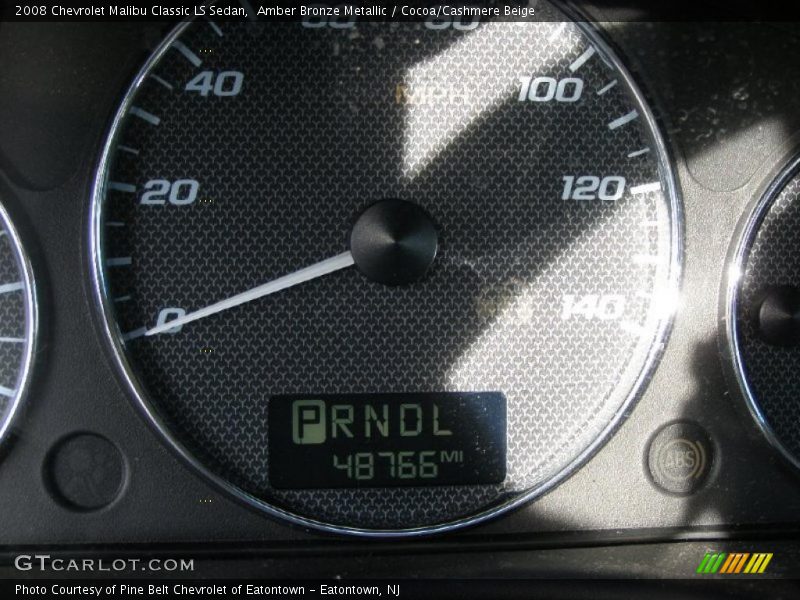 Amber Bronze Metallic / Cocoa/Cashmere Beige 2008 Chevrolet Malibu Classic LS Sedan