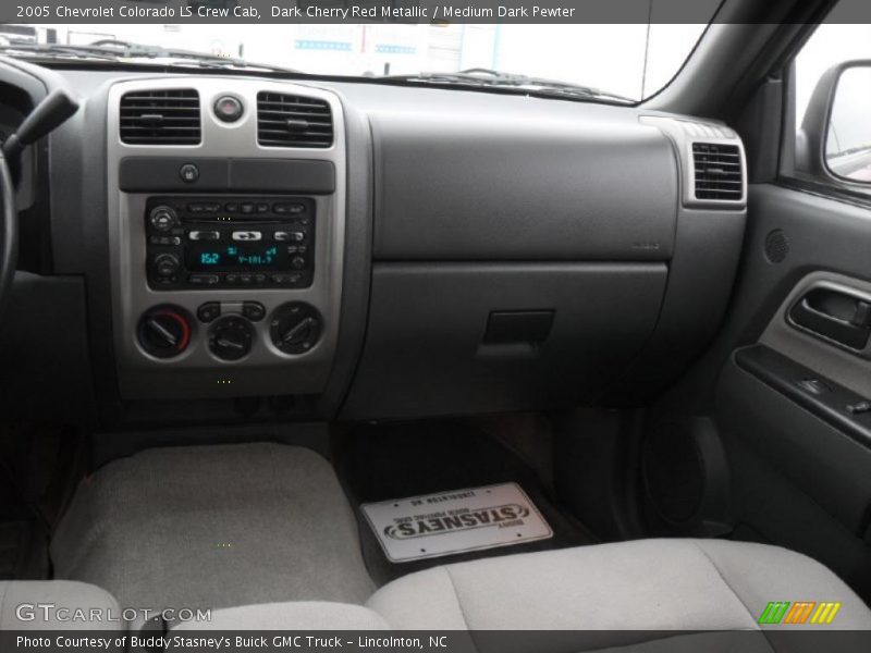 Dark Cherry Red Metallic / Medium Dark Pewter 2005 Chevrolet Colorado LS Crew Cab