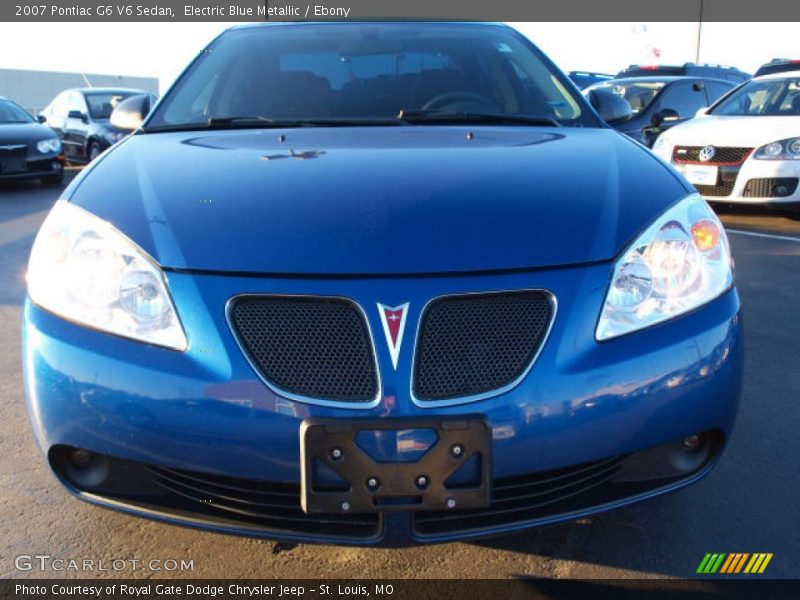 Electric Blue Metallic / Ebony 2007 Pontiac G6 V6 Sedan