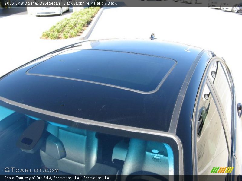 Black Sapphire Metallic / Black 2005 BMW 3 Series 325i Sedan