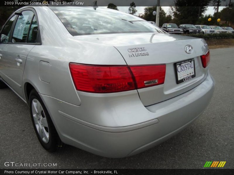 Bright Silver / Gray 2009 Hyundai Sonata GLS