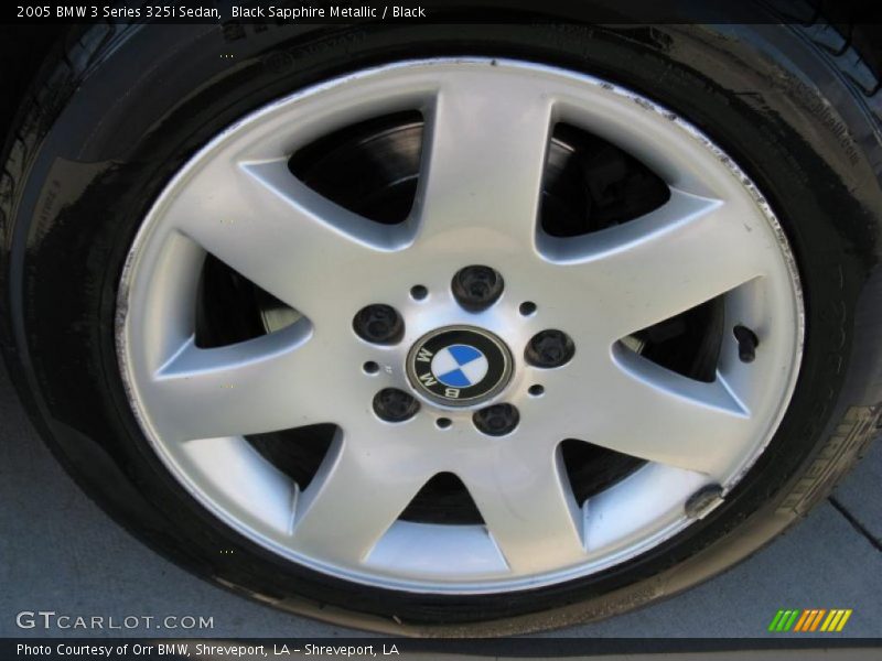 Black Sapphire Metallic / Black 2005 BMW 3 Series 325i Sedan