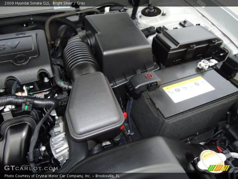 Bright Silver / Gray 2009 Hyundai Sonata GLS