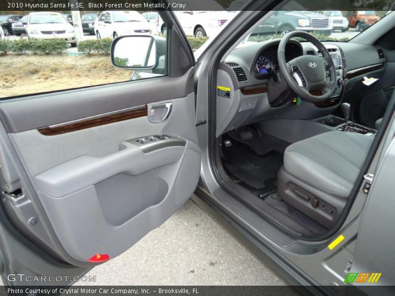  2010 Santa Fe SE Gray Interior