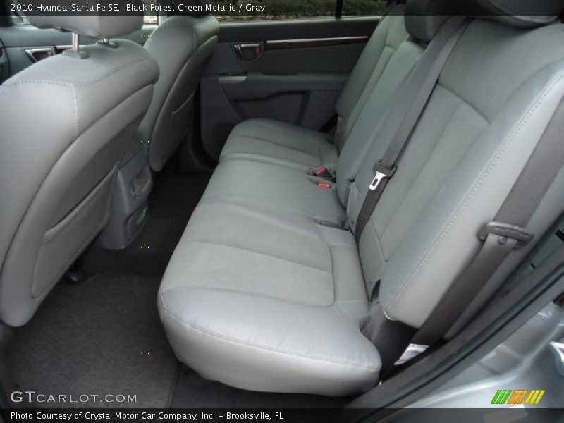  2010 Santa Fe SE Gray Interior