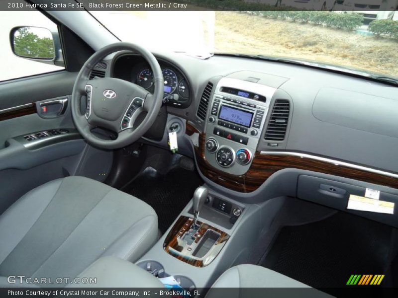  2010 Santa Fe SE Gray Interior