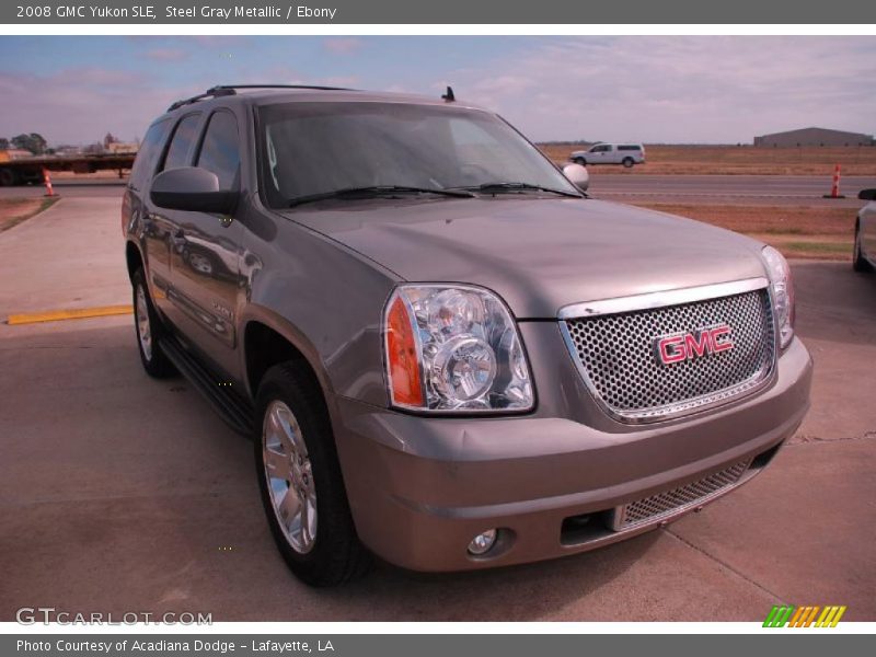 Steel Gray Metallic / Ebony 2008 GMC Yukon SLE