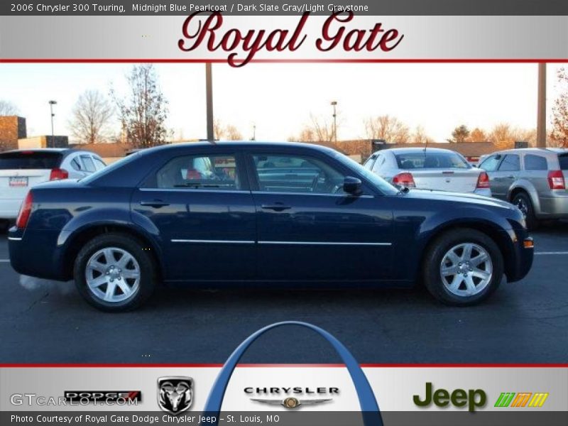 Midnight Blue Pearlcoat / Dark Slate Gray/Light Graystone 2006 Chrysler 300 Touring