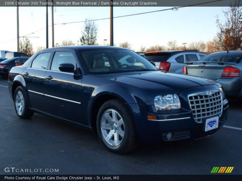 Midnight Blue Pearlcoat / Dark Slate Gray/Light Graystone 2006 Chrysler 300 Touring
