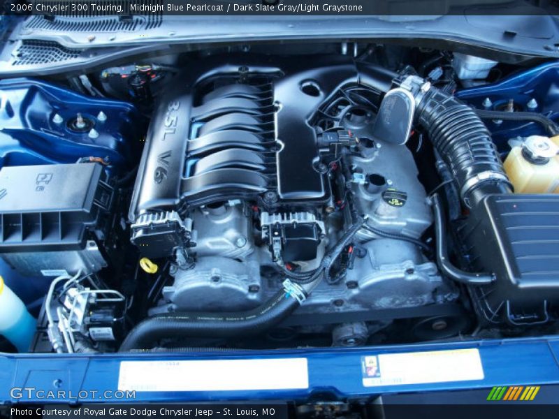 Midnight Blue Pearlcoat / Dark Slate Gray/Light Graystone 2006 Chrysler 300 Touring