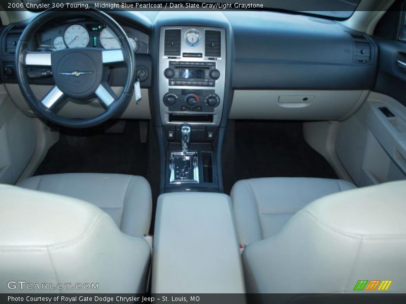 Midnight Blue Pearlcoat / Dark Slate Gray/Light Graystone 2006 Chrysler 300 Touring