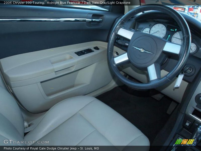 Midnight Blue Pearlcoat / Dark Slate Gray/Light Graystone 2006 Chrysler 300 Touring