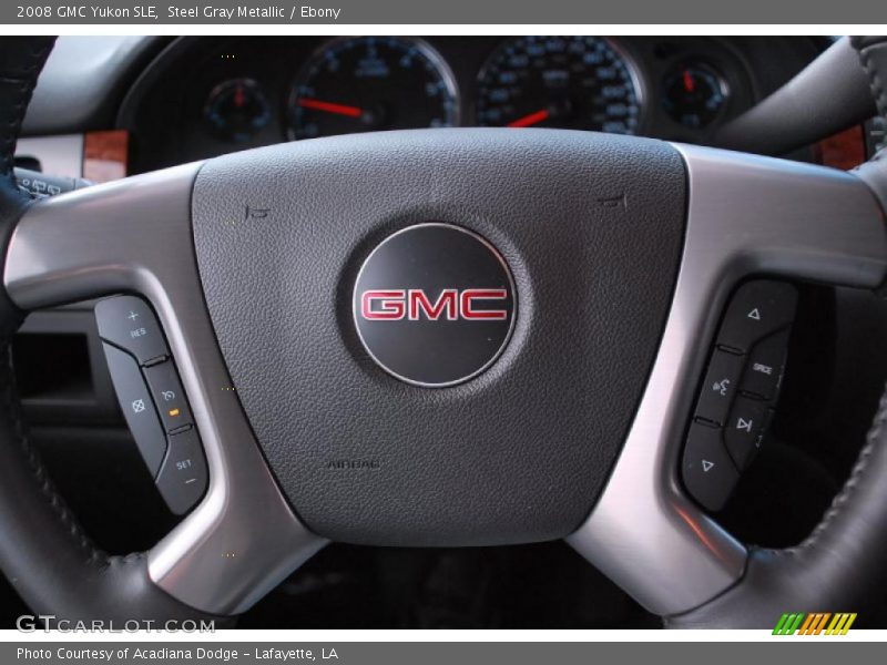 Steel Gray Metallic / Ebony 2008 GMC Yukon SLE