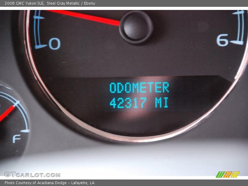 Steel Gray Metallic / Ebony 2008 GMC Yukon SLE