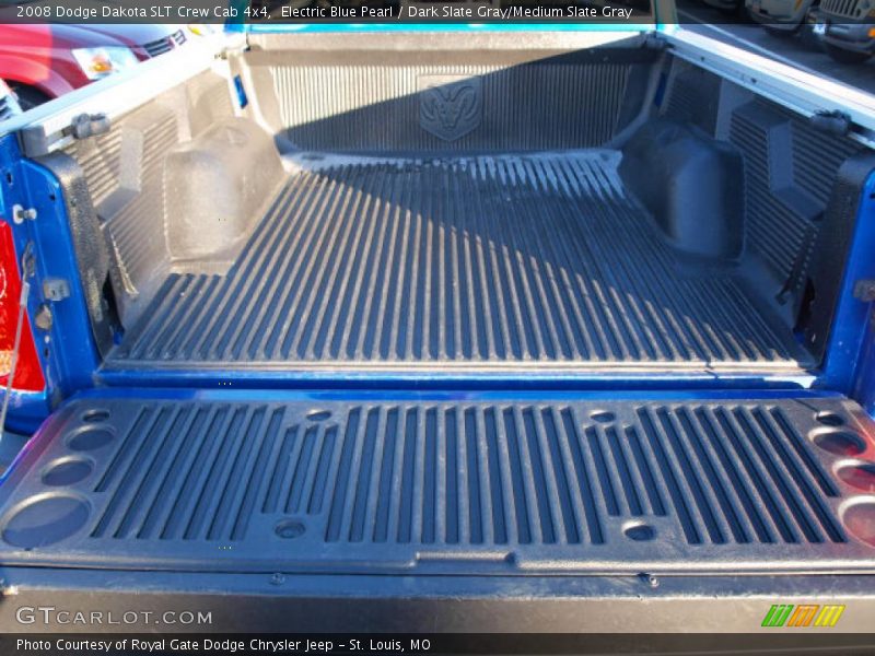 Electric Blue Pearl / Dark Slate Gray/Medium Slate Gray 2008 Dodge Dakota SLT Crew Cab 4x4
