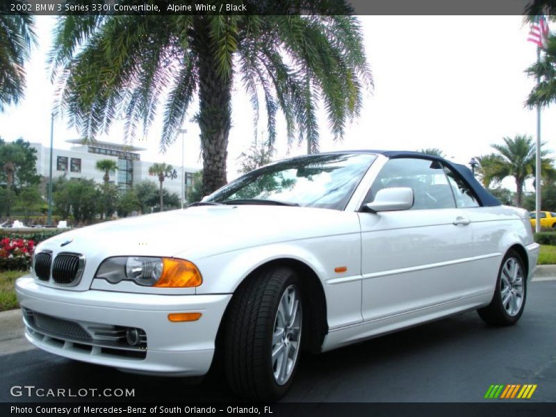 Alpine White / Black 2002 BMW 3 Series 330i Convertible