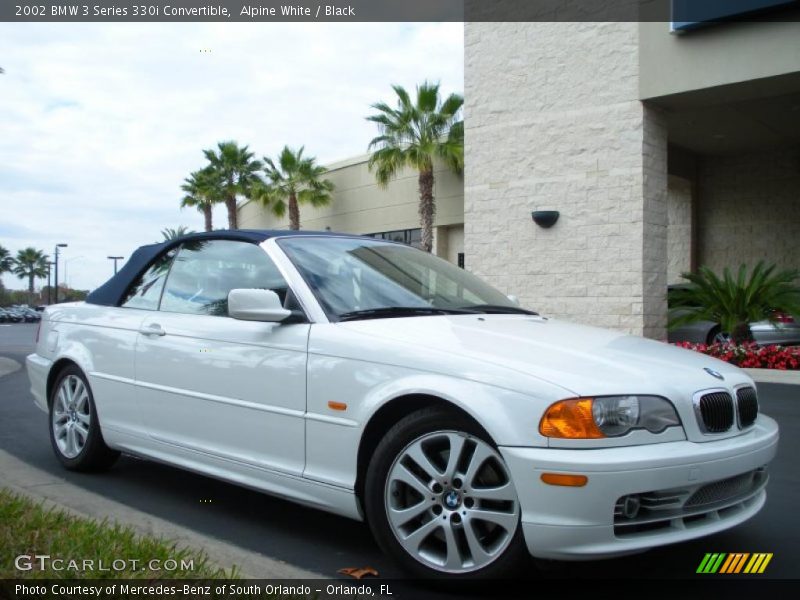 Alpine White / Black 2002 BMW 3 Series 330i Convertible