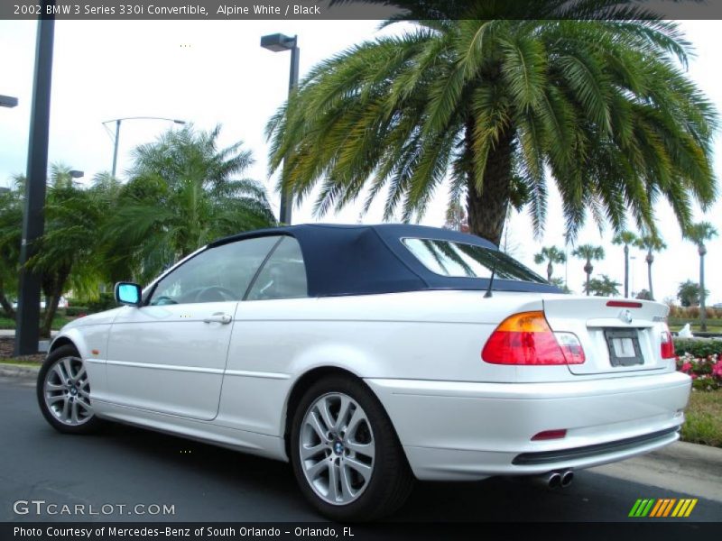 Alpine White / Black 2002 BMW 3 Series 330i Convertible
