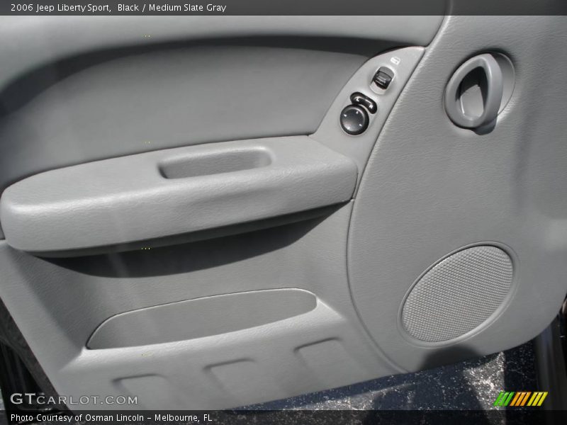 Black / Medium Slate Gray 2006 Jeep Liberty Sport