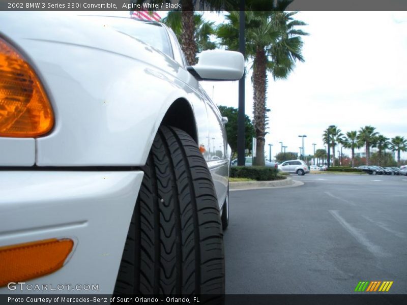 Alpine White / Black 2002 BMW 3 Series 330i Convertible