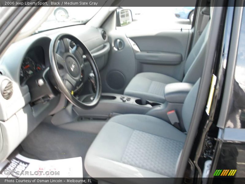 Black / Medium Slate Gray 2006 Jeep Liberty Sport