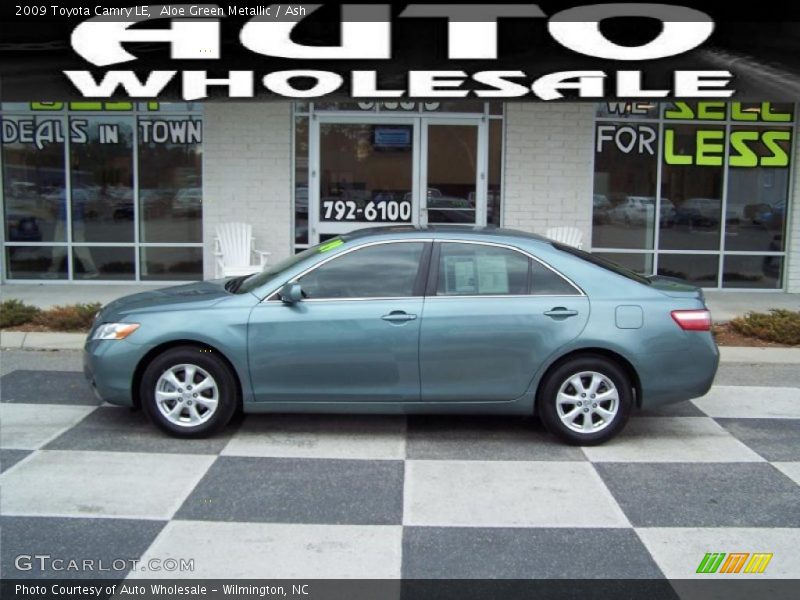 Aloe Green Metallic / Ash 2009 Toyota Camry LE