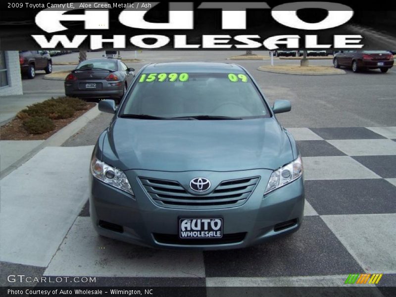 Aloe Green Metallic / Ash 2009 Toyota Camry LE