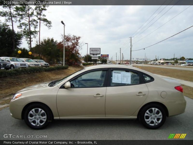 Laguna Sand / Beige 2010 Hyundai Elantra GLS