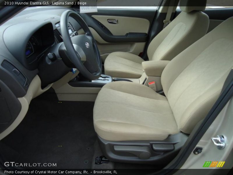 Laguna Sand / Beige 2010 Hyundai Elantra GLS