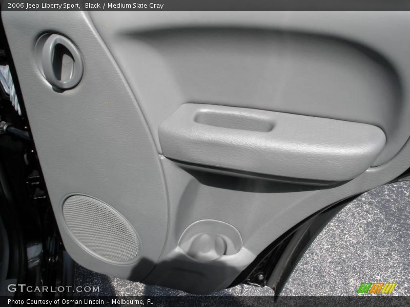 Black / Medium Slate Gray 2006 Jeep Liberty Sport