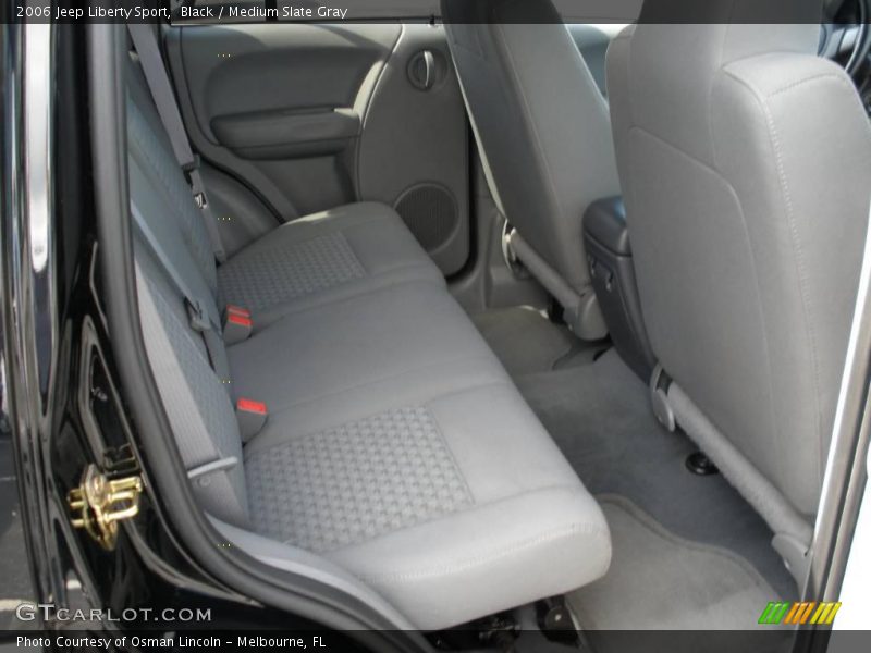Black / Medium Slate Gray 2006 Jeep Liberty Sport