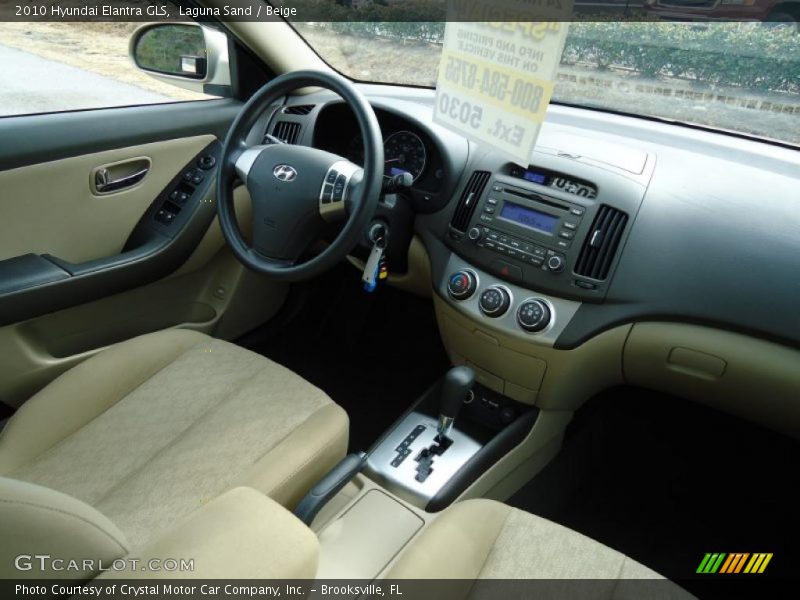 Laguna Sand / Beige 2010 Hyundai Elantra GLS