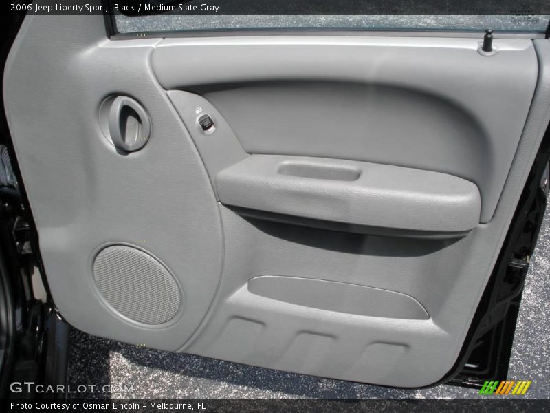 Black / Medium Slate Gray 2006 Jeep Liberty Sport