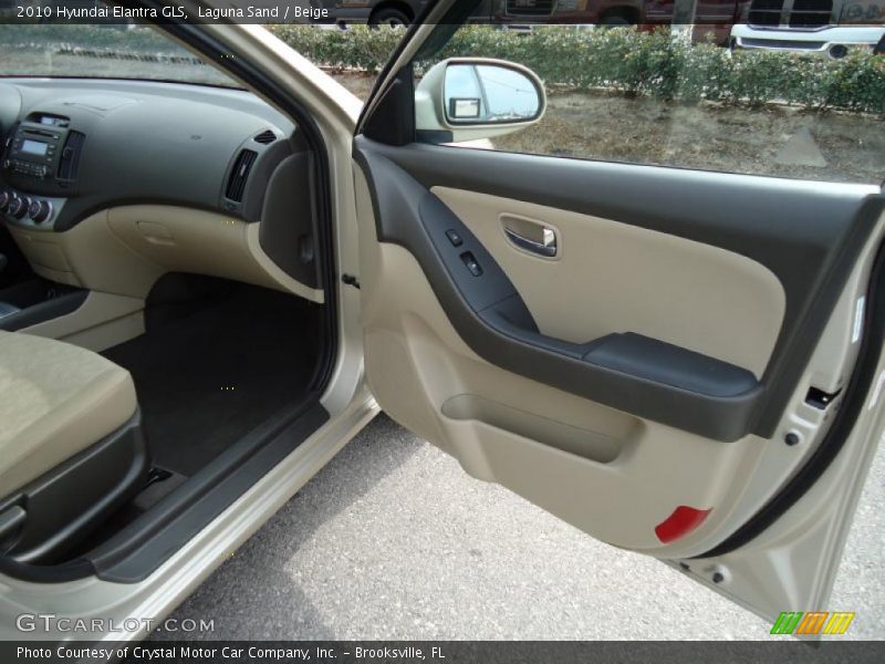 Laguna Sand / Beige 2010 Hyundai Elantra GLS