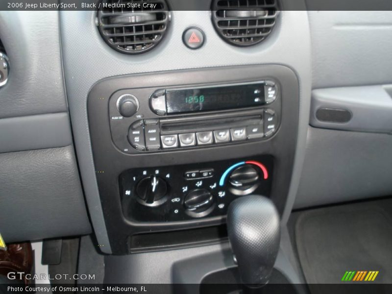 Black / Medium Slate Gray 2006 Jeep Liberty Sport