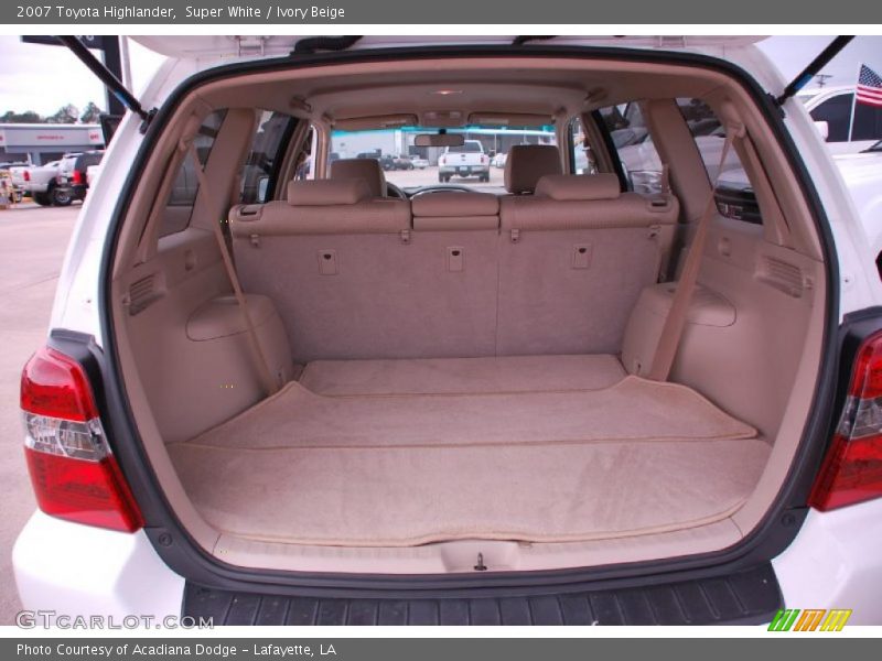 Super White / Ivory Beige 2007 Toyota Highlander