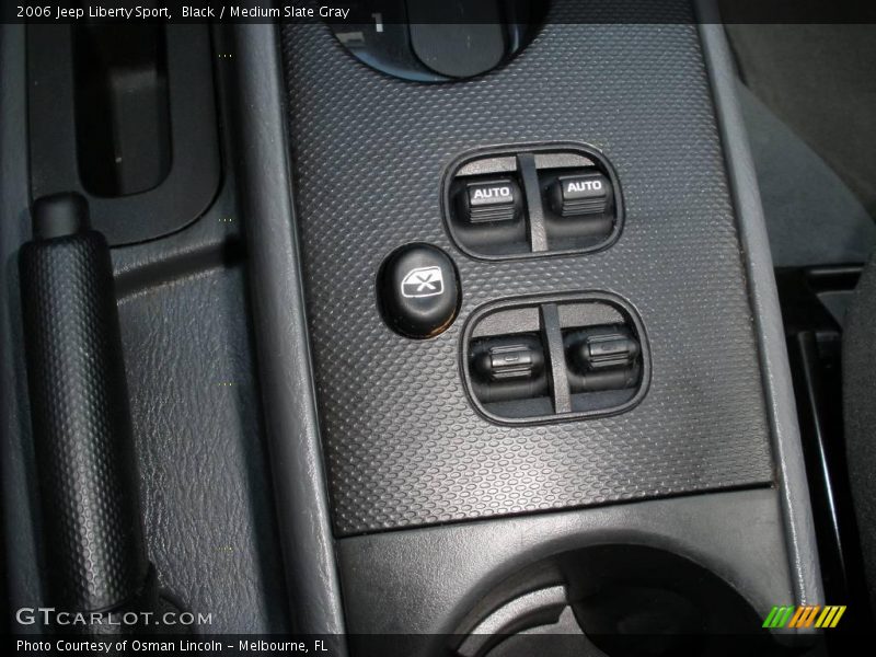 Black / Medium Slate Gray 2006 Jeep Liberty Sport
