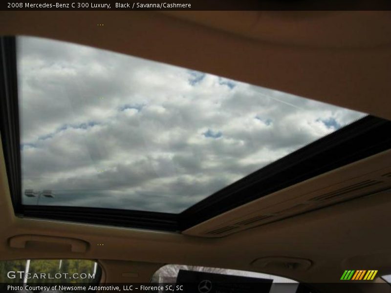 Black / Savanna/Cashmere 2008 Mercedes-Benz C 300 Luxury