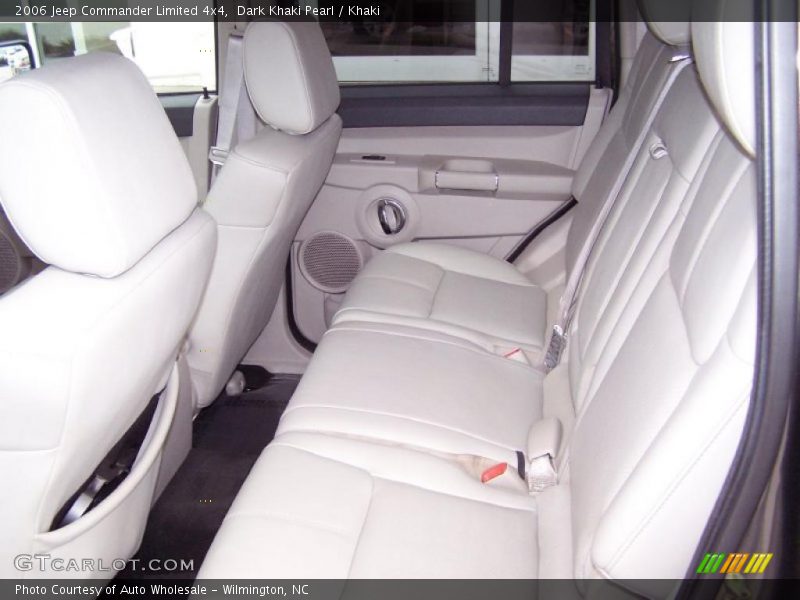Dark Khaki Pearl / Khaki 2006 Jeep Commander Limited 4x4