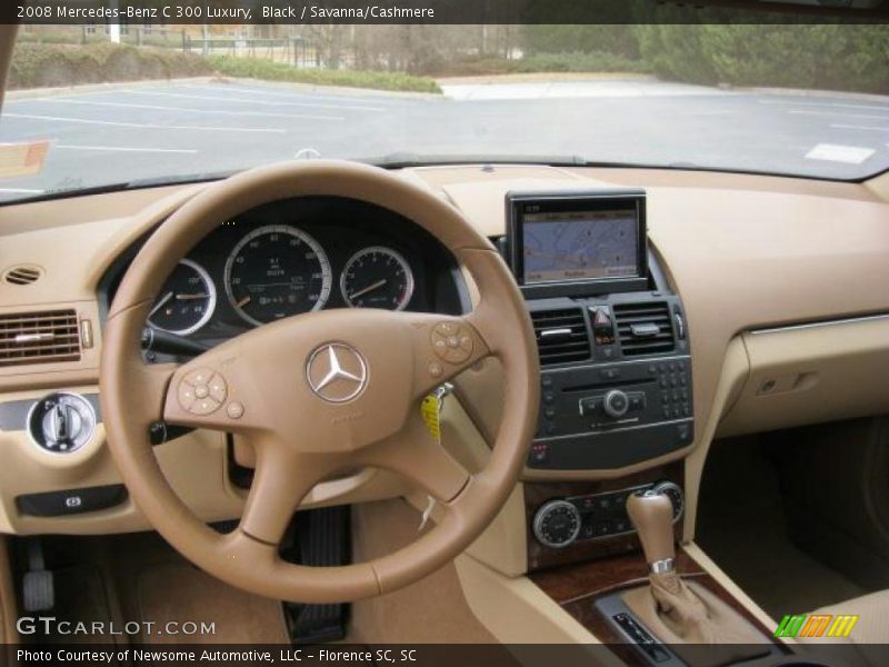 Black / Savanna/Cashmere 2008 Mercedes-Benz C 300 Luxury