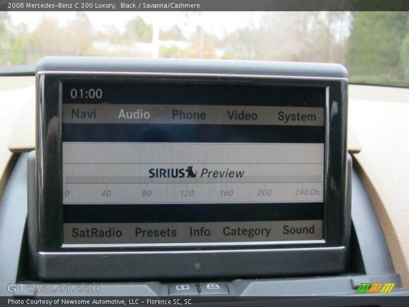 Black / Savanna/Cashmere 2008 Mercedes-Benz C 300 Luxury