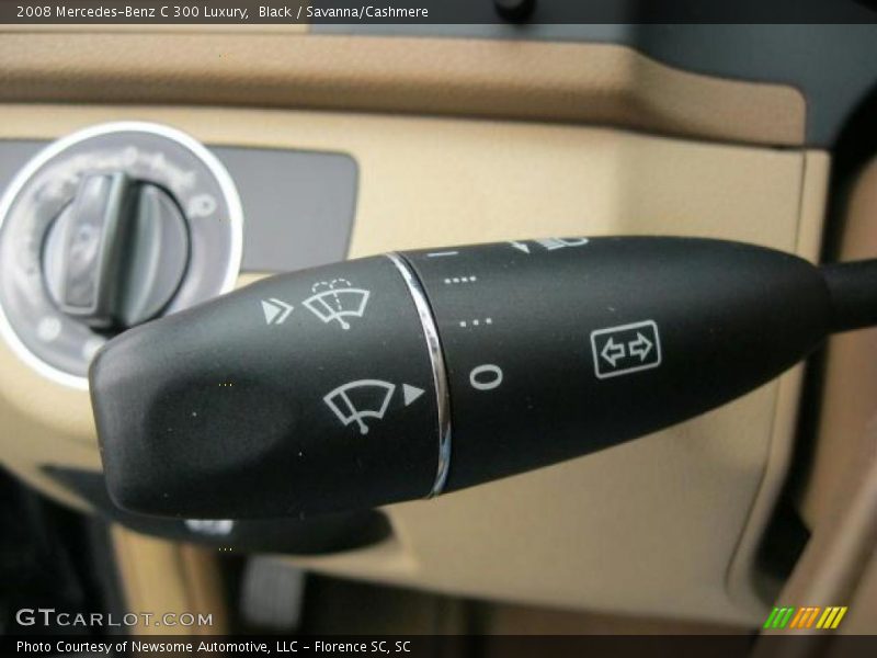 Black / Savanna/Cashmere 2008 Mercedes-Benz C 300 Luxury