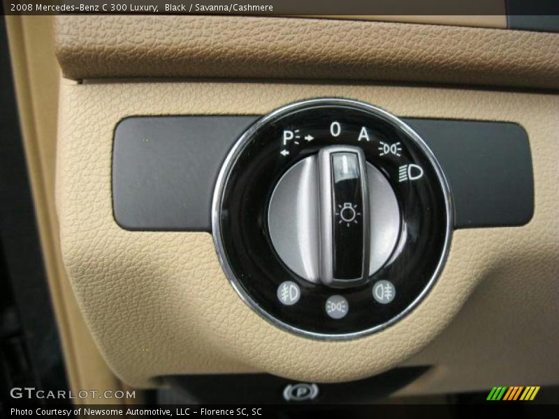 Black / Savanna/Cashmere 2008 Mercedes-Benz C 300 Luxury