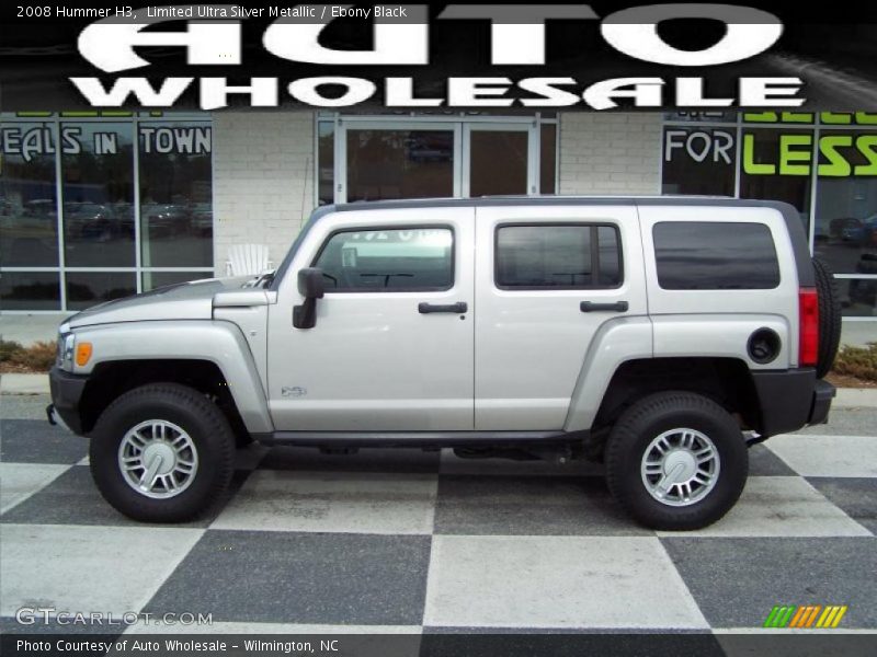 Limited Ultra Silver Metallic / Ebony Black 2008 Hummer H3