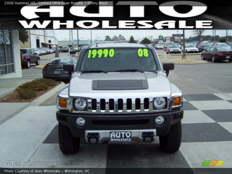Limited Ultra Silver Metallic / Ebony Black 2008 Hummer H3